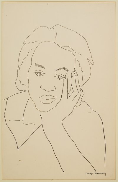 Studie dívky #2 od Malvin Gray Johnson