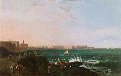 Pohled na Cádiz od Manuel Barron y Carrillo