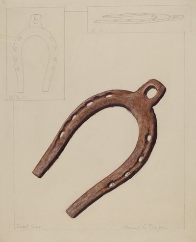 Mule Shoe, c. 1937. od Manuel G. Runyan