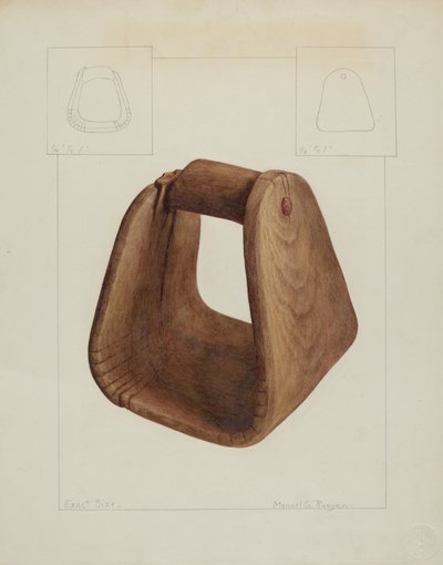 Sedlový třmen, c. 1938. od Manuel G. Runyan
