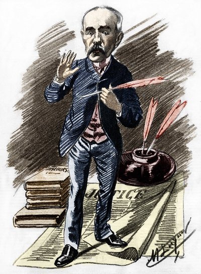 Georges Clemenceau (1841-1929), francouzský politik. od Manuel Luque