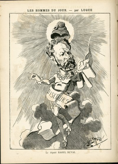 Ilustrace Manuela Luqueho (1854-1919) v La Caricature (1880) od Manuel Luque