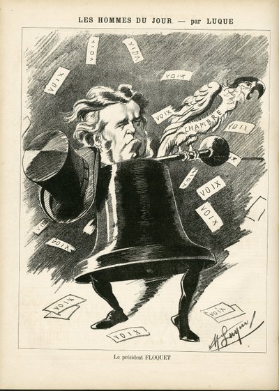Ilustrace Manuel Luque (1854-1919) pro obálku La Caricature (1880) od Manuel Luque