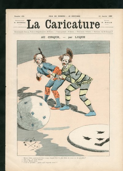 Karikatura (1880) od Manuel Luque