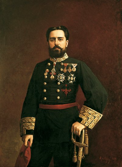 Portrét Karla Bourbonského a Rakousko-Estrijského od Manuel Ojeda y Siles