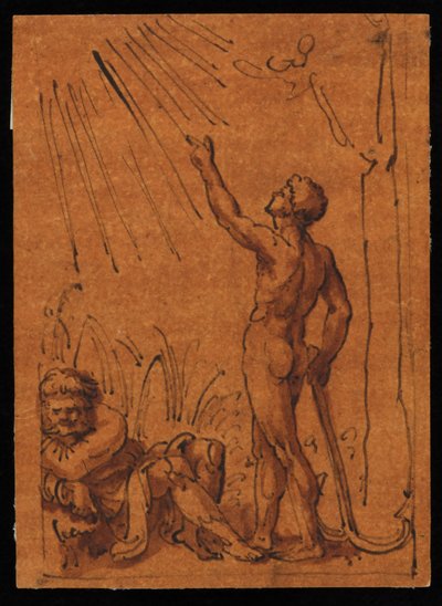 Alegorie slunce a země od Marcantonio Raimondi