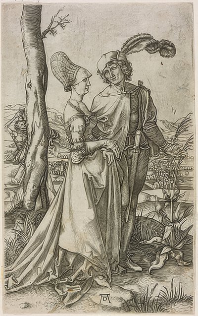 Chůze od Marcantonio Raimondi