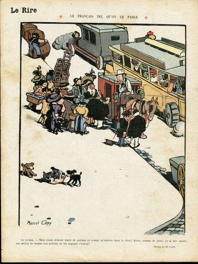 Ilustrace Marcel Capy (1865-1941) v Le Lire od Marcel Amable O.L. Capy