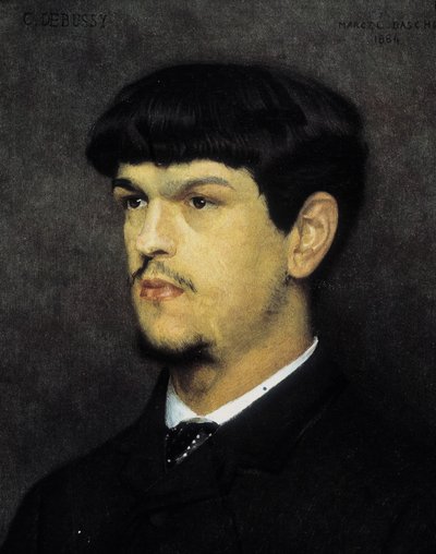 Portrét Clauda Debussyho Marcel Andre Baschet (1862-1941) od Marcel Andre Baschet