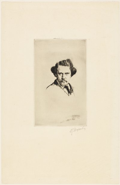 Portrét Alfreda Cadarta od Marcellin Gilbert Desboutin