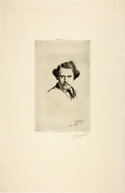 Portrét Alfreda Cadarta, 1875 od Marcellin Gilbert Desboutin