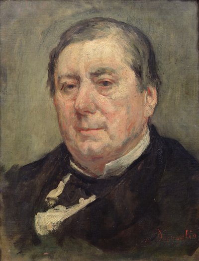 Portrét Eugene Labiche (1815-1888) (malba) od Marcellin Gilbert Desboutin