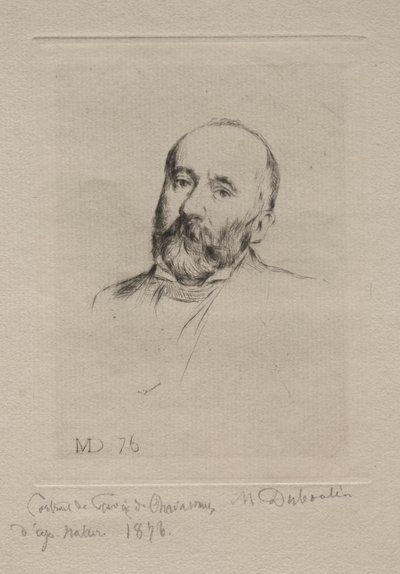 Puvis de Chavannes, 1876. od Marcellin Gilbert Desboutin