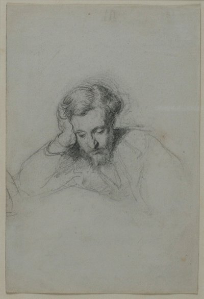 Portrét básníka Heinricha Heineho 1797-1856, 1853 od Marcellin Gilbert Desboutins