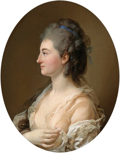 Portrét Catheriny Gattai Tomatis (Thomatis). od Marcello Bacciarelli