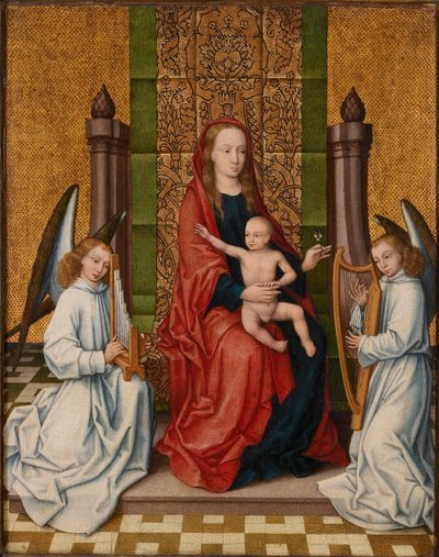Panna a dítě na trůnu, mezi 1550 a 1560. od Marcellus Coffermans