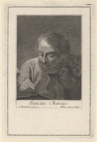 Svatý Marek od Marco Alvise Pitteri after Giovanni Battista Piazzetta