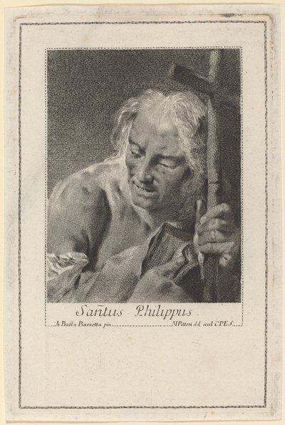 Svatý Filip od Marco Alvise Pitteri after Giovanni Battista Piazzetta