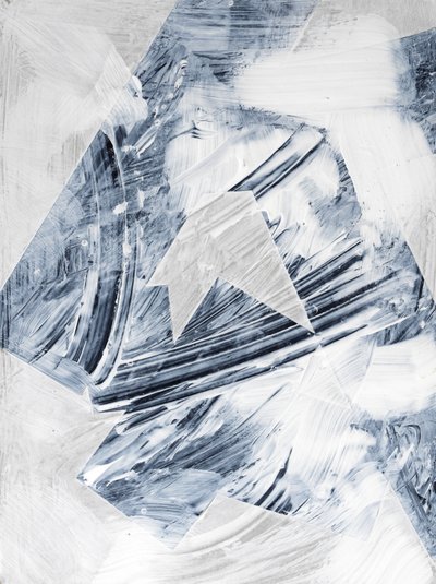 Geometrická bílá, 2024 (smíšená média) od Marco Campedelli