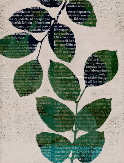 Listy, 2024 (monotyp) od Marco Campedelli