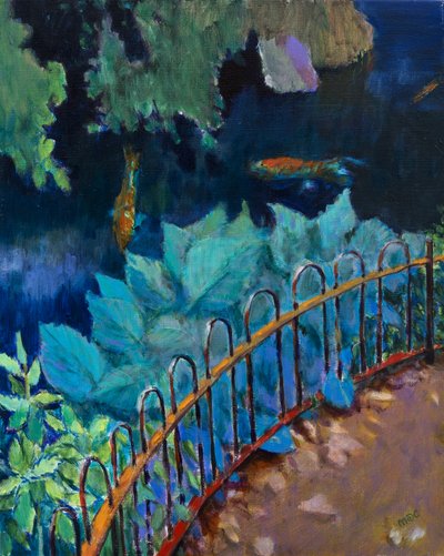 Koi a Hostas od Marco Cazzulini