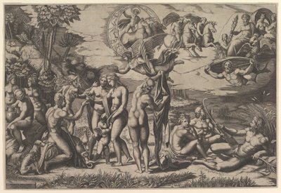 Soud v Paříži, 1515-27. od Marco Dente