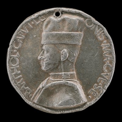 Bartolommeo Colleone z Bergama, 1400-1475, Condottiere [avers], 1454 nebo později. od Marco Guidizani