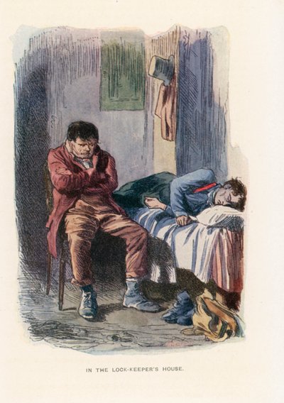 Ilustrace k filmu Náš společný přítel (barevná litografie) od Marcus (after) Stone