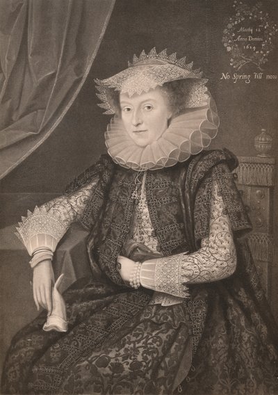 Mary Sidney, hraběnka z Pembroke, 1614, 1904 od Marcus Garret Gheeraerts the Younger