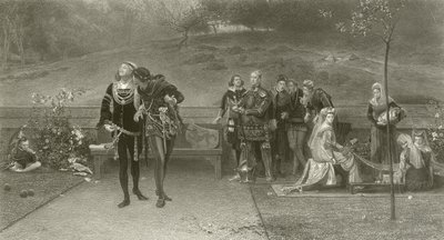 Edward II a Piers Gaveston od Marcus Stone