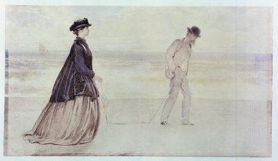Šťastný pár - Mr. A Mrs. Lammle, 1864 (wc na papíře) od Marcus Stone