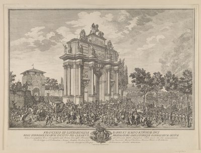Čestný sport Frantze Stephana při vjezdu do Florencie 1739 od Marcus Tuscher
