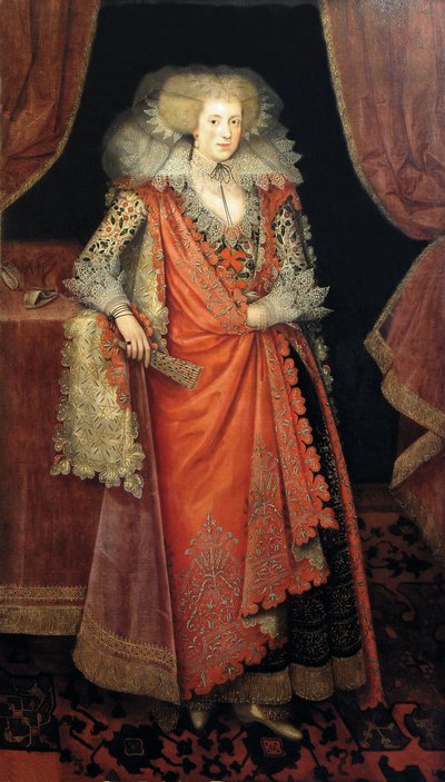 Frances Knyvett, hraběnka z Rutlandu od Marcus Garret Gheeraerts the Younger