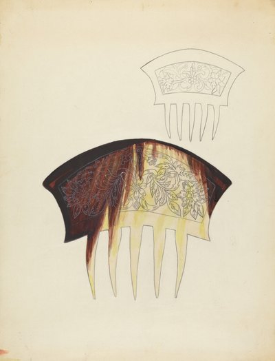 hřeben, c. 1940. od Margaret Concha
