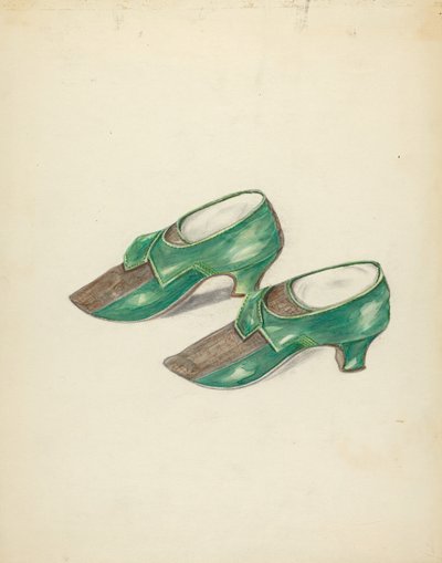 Dámské boty, c. 1940. od Margaret Concha
