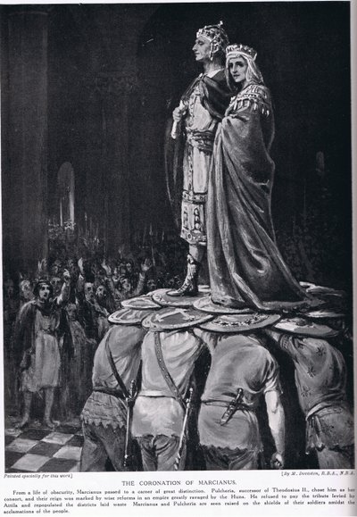 Korunovace Marciána od Margaret Dovaston