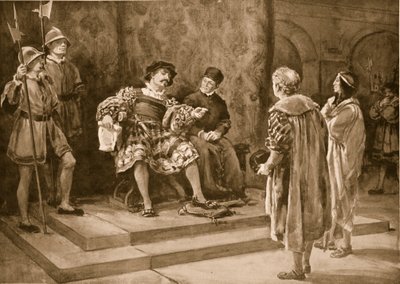 Thome de Sousa, první generální guvernér Brazílie (litografie) od Margaret Dovaston
