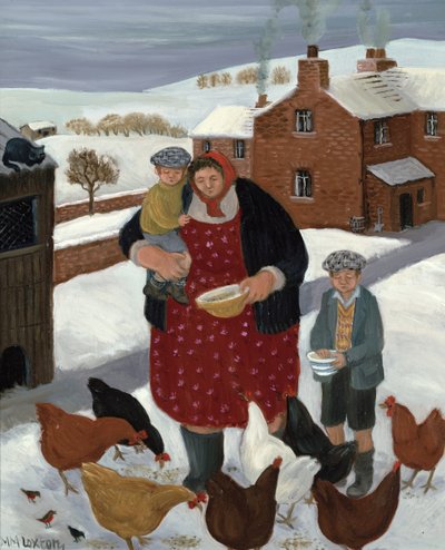 Zahrada v zimě od Margaret Loxton