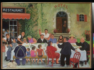 Oslava (olej na plátně) od Margaret Loxton