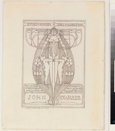 Design pro Bookplate od Margaret MacDonald Mackintosh
