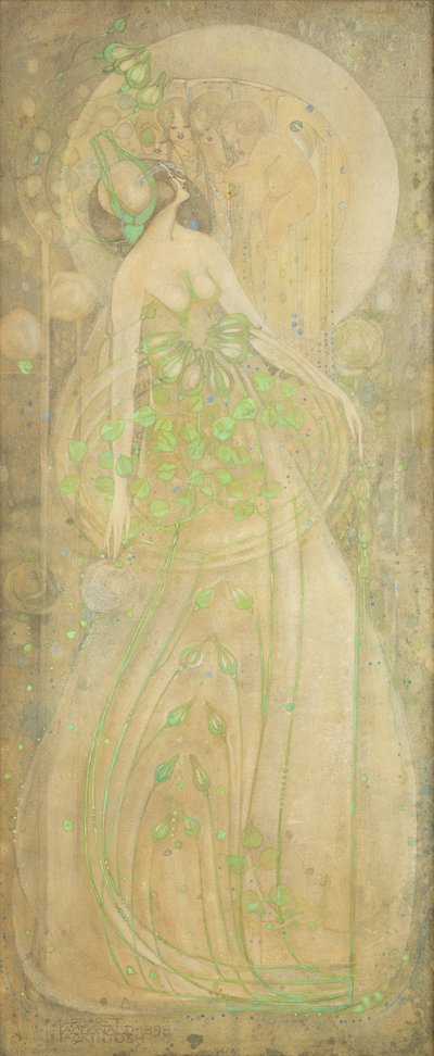 Červnová růže od Margaret MacDonald Mackintosh
