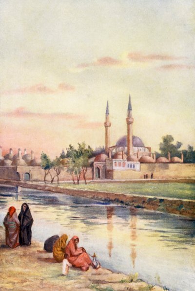 Tekkije, Damašek (barevná litografie) od Margaret Thomas