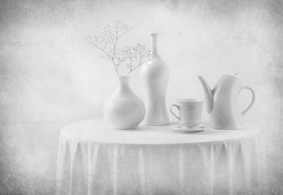 Bílé zátiší – elegance od Margareth Perfoncio