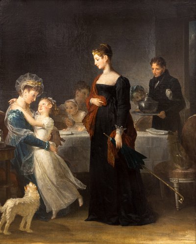 Návštěva, 1810 (olej na plátně) od Marguerite Gerard