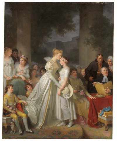 Ochranný polibek místní chatelaine od Marguerite Gerard