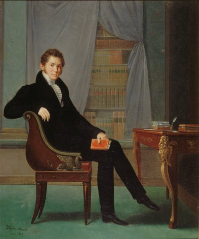 Portrét Jacques-François Ancelot 1794-1854, 1819. od Marguerite Louise Virginie Ancelot