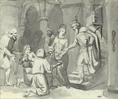 Zázrak květů svaté Casildy od Marià Fortuny Marsal