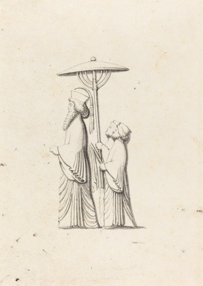Socha v Persepolis, z Le Bruyn