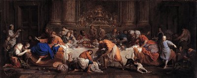 Svátek v domě Šimona Farizea, cca 1748 od Maria Felice Tibaldi Subleyras