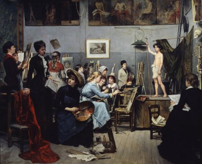 Ateliér Akademie Julian od Maria Konstantinova Bashkirtseva